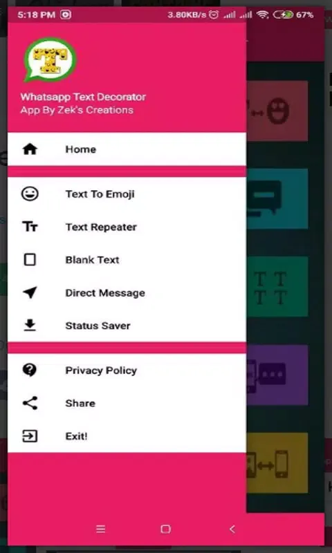 Whatsapp Text Decorator Ekran Görüntüleri