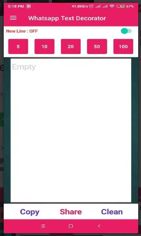Whatsapp Text Decorator Ekran Görüntüleri
