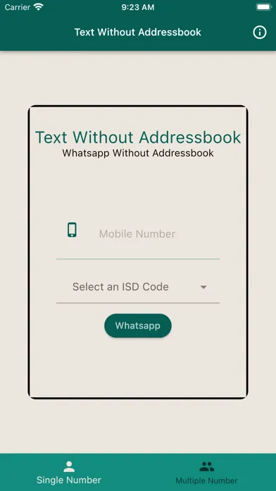Capturas de pantalla de Text without Addressbook