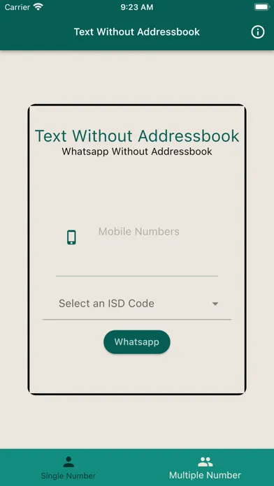 Capturas de pantalla de Text without Addressbook