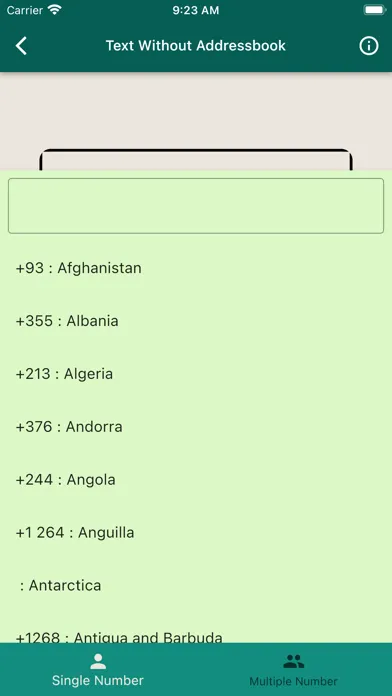 Capturas de pantalla de Text without Addressbook