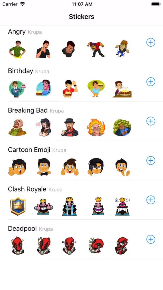 Stickers for Whatsapp スクリーンショット