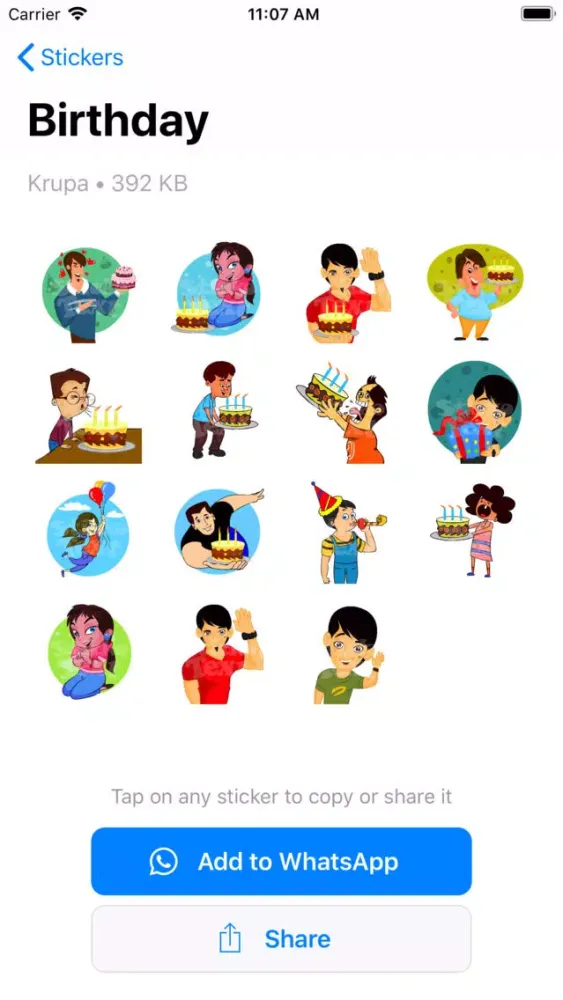 Stickers for Whatsapp スクリーンショット