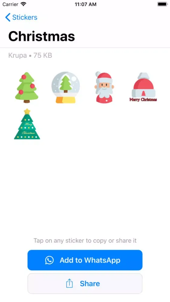 Stickers for Whatsapp スクリーンショット