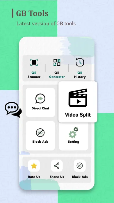 Capturas de tela do Dual Messenger WA Web Chat
