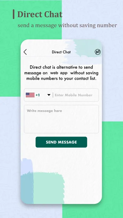 Capturas de tela do Dual Messenger WA Web Chat