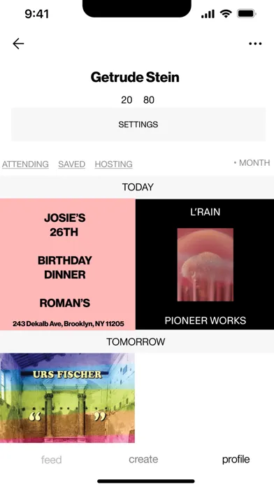 Скриншоты Happenings Events
