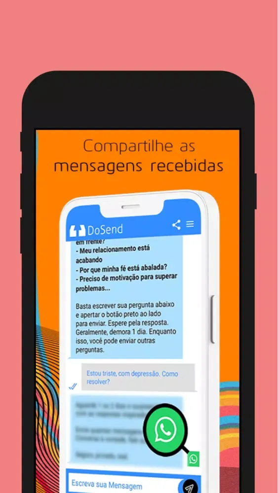 Скриншоты DoSend Mensagens Motivacionais