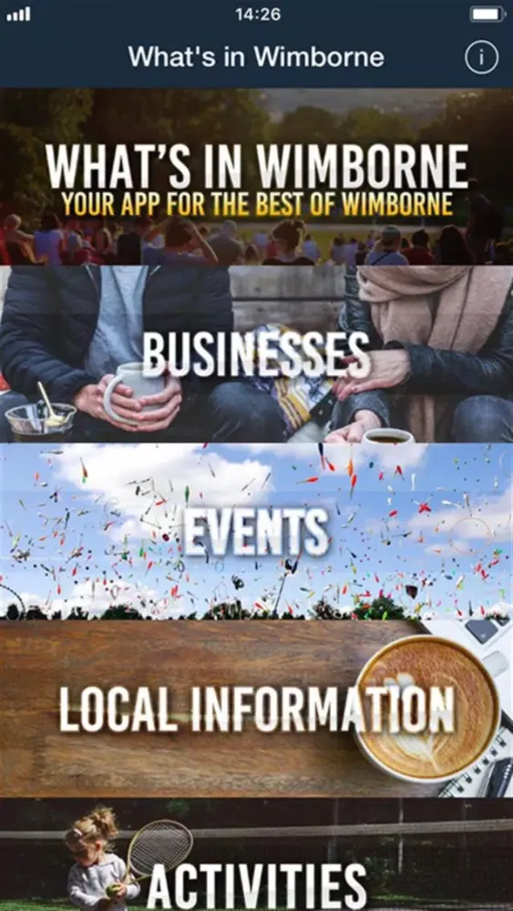 Zrzuty ekranu What's in Wimborne