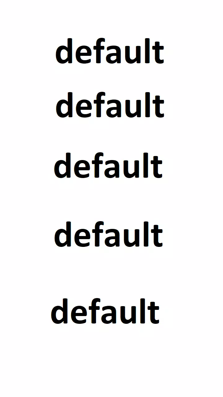 Default communication system a Screenshots