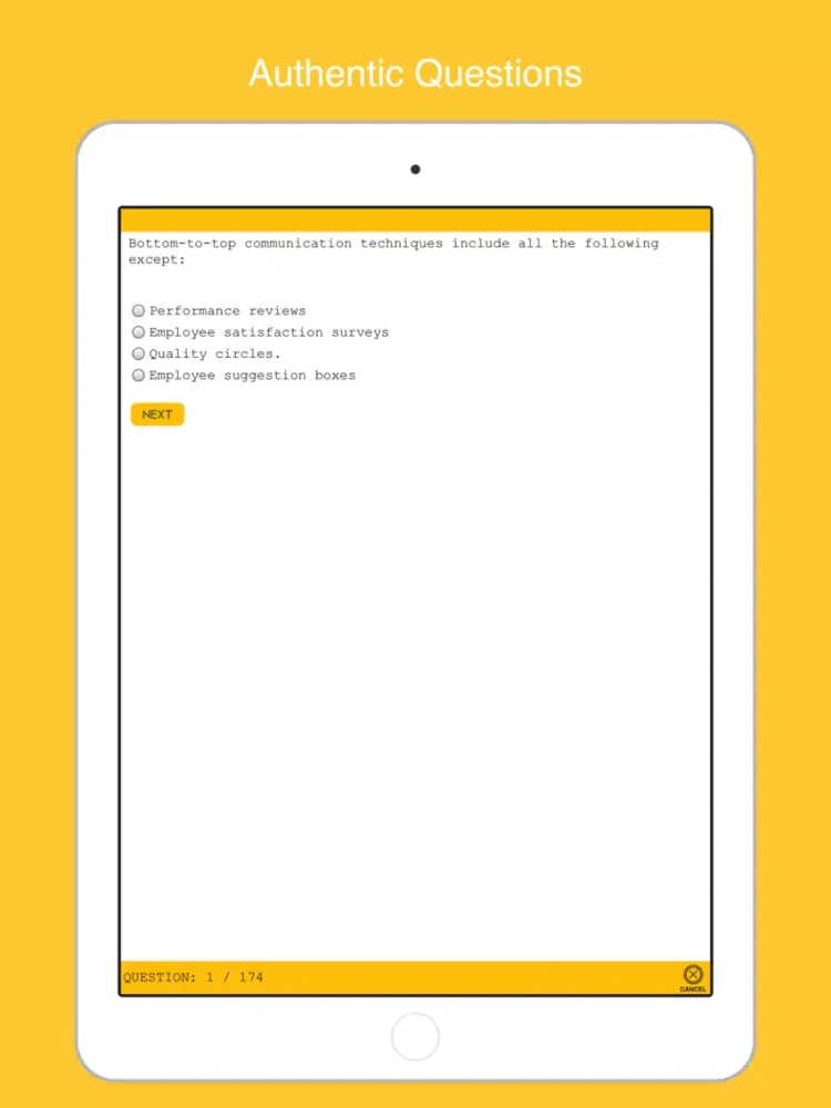 ASQ: CMQ-OE - 2018 iPad  سکرین شاٹس