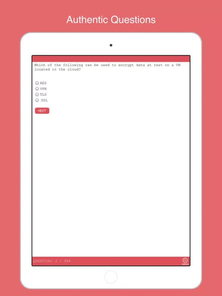 CV0-001: COMPTIA CLOUD+ CompTIA Cloud+ (2017) iPad  स्क्रीनशॉट
