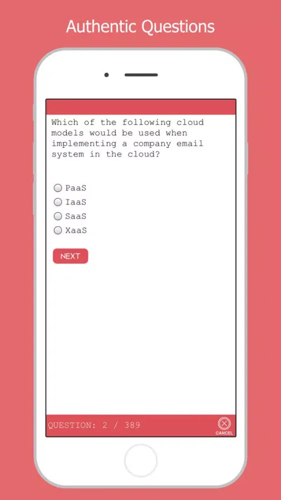CV0-001: COMPTIA CLOUD+ CompTIA Cloud+ (2017) स्क्रीनशॉट