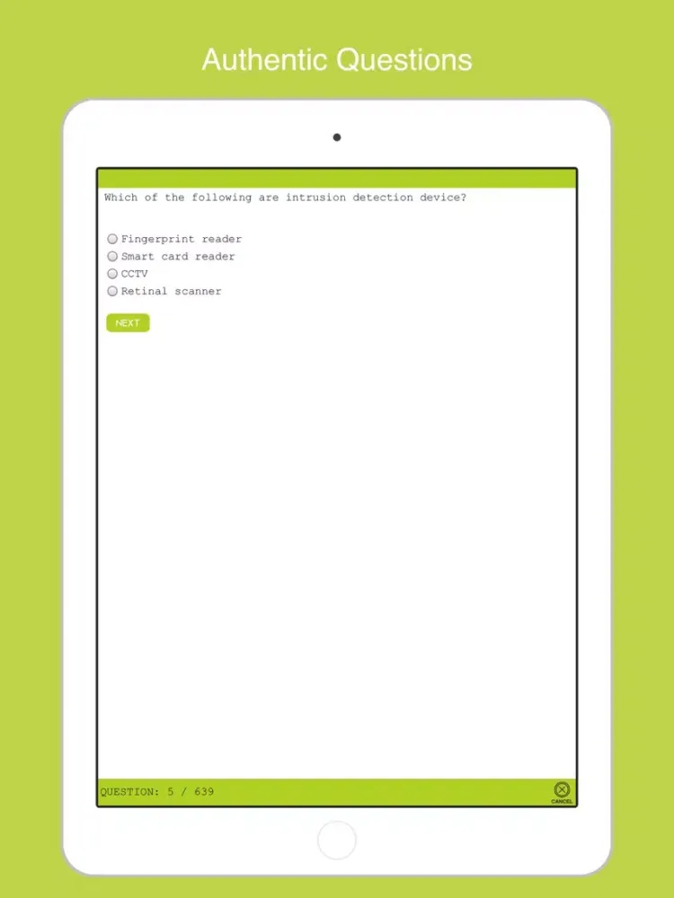 GISP: GIAC Information Security Professional iPad  سکرین شاٹس