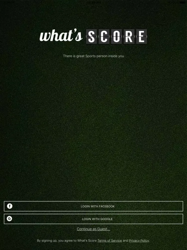 What's Score iPad  スクリーンショット