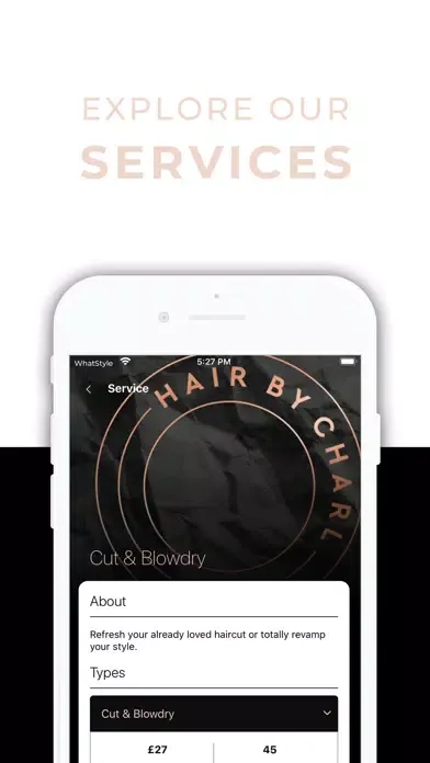 Capturas de tela do Hair by Charl