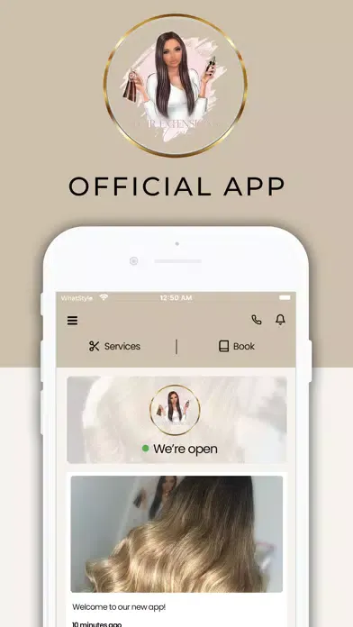 Captures d'écran de Hair Extensions by Courts