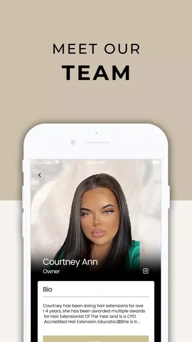Captures d'écran de Hair Extensions by Courts