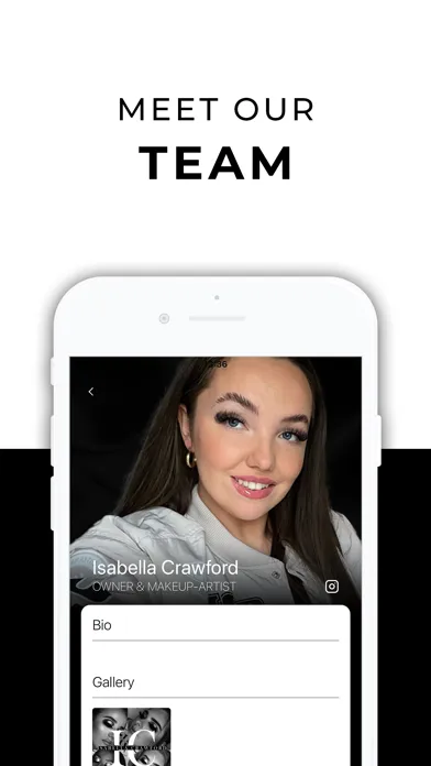 Capturas de tela do Isabella Crawford Beauty