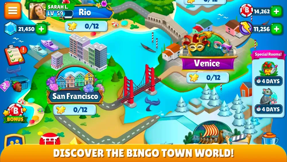 Скриншоты Bingo Town