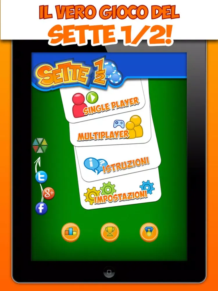 ภาพหน้าจอของ Sette e Mezzo Italiano iPad 