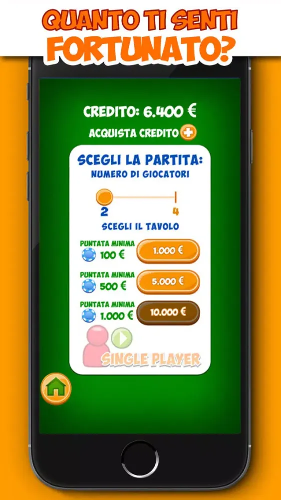 ภาพหน้าจอของ Sette e Mezzo Italiano
