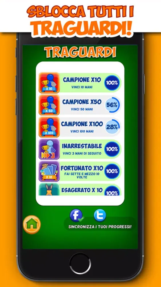 ภาพหน้าจอของ Sette e Mezzo Italiano