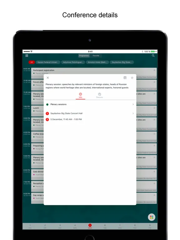 Capturas de pantalla de 50 WHC Forum 2022 iPad 
