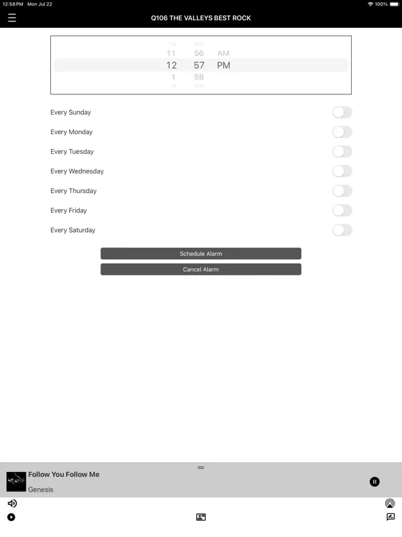 Скриншоты Great Eastern Radio App iPad 