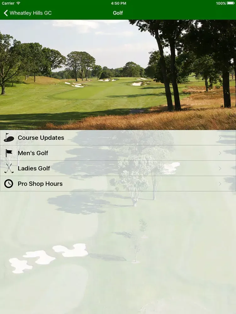 تصاویر Wheatley Hills Golf Club iPad 