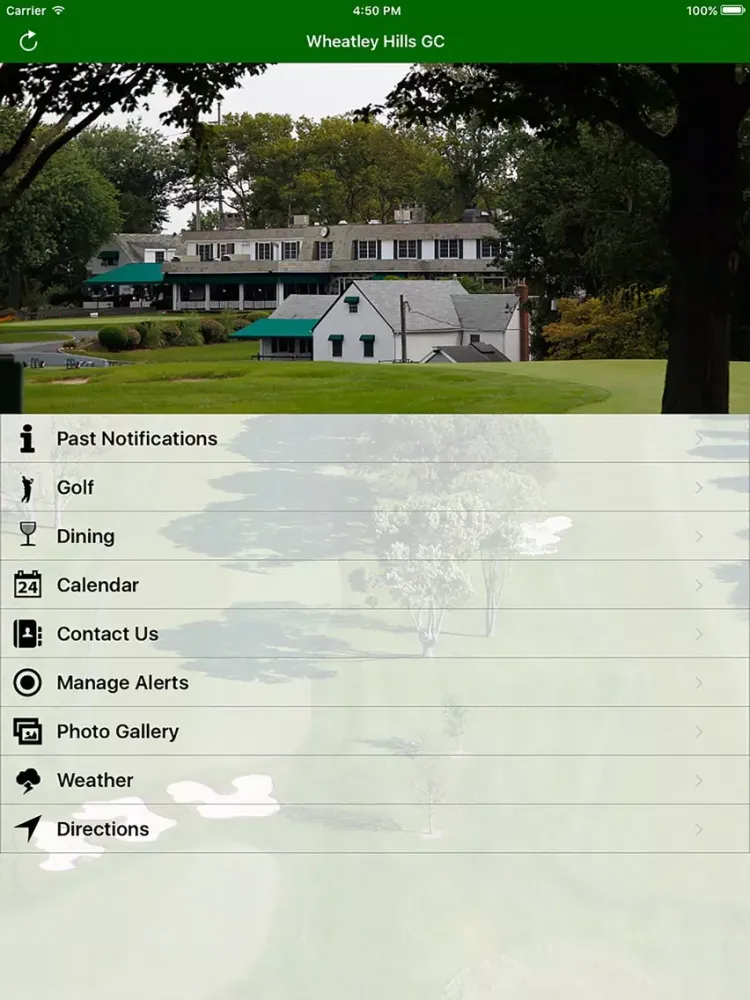 تصاویر Wheatley Hills Golf Club iPad 