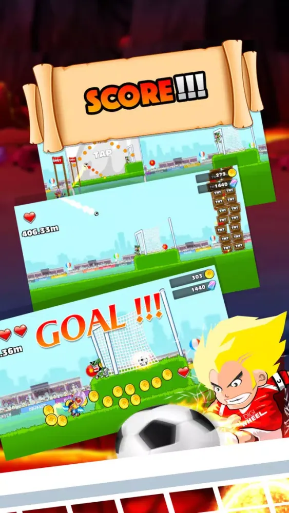 Dragon Football : KungFu Street Soccer سکرین شاٹس