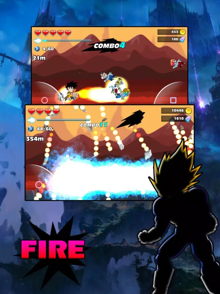 Super Dragon Saiyan God Z - Fighting Battle iPad  স্ক্রিনশট