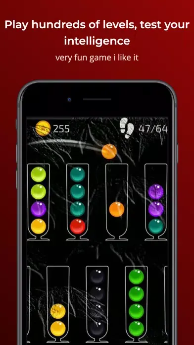 Tangkapan skrin Ball Sort Puzzle：Woody Classic