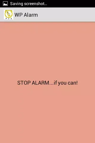 Screenshot di WP Alarm