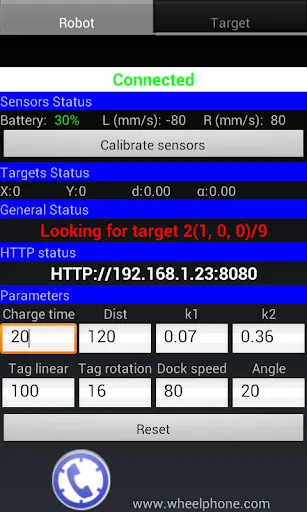Wheelphone markers navigation应用截图