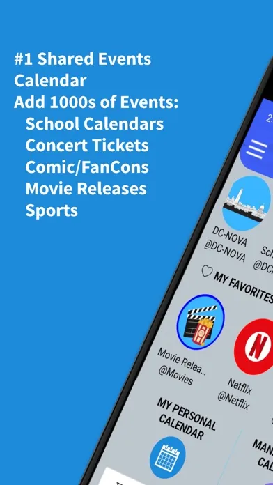 WhensIt: Schedules & Concerts Screenshots