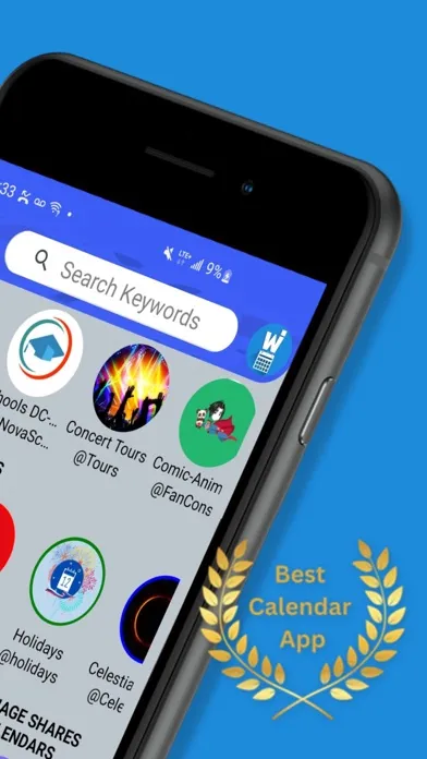 WhensIt: Schedules & Concerts Screenshots