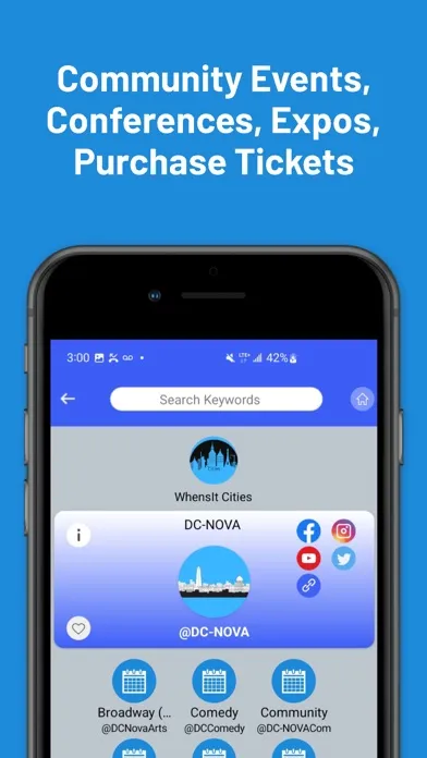 WhensIt: Schedules & Concerts Screenshots