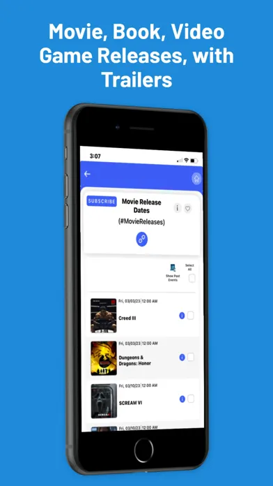 WhensIt: Schedules & Concerts Screenshots