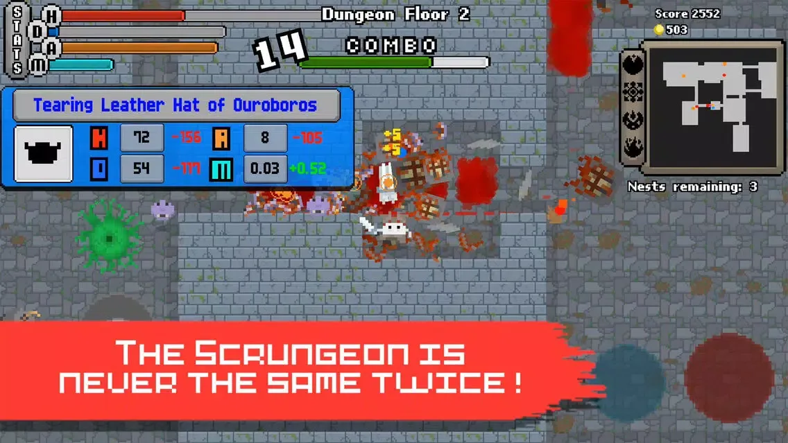 Capturas de pantalla de The Scrungeon Depths