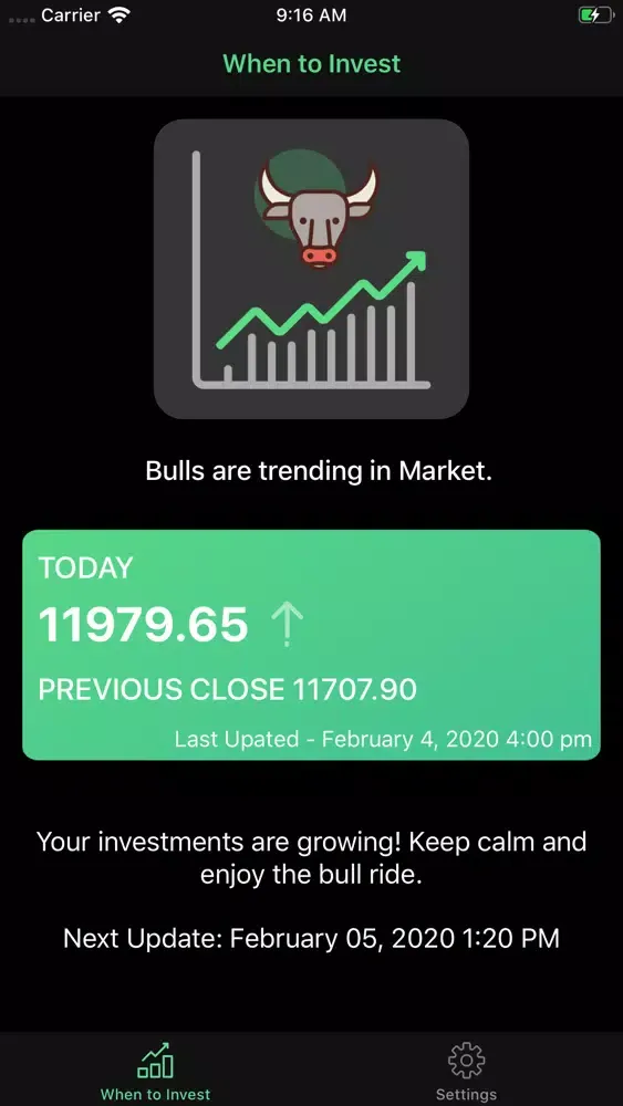 When To Invest App - India Screenshots