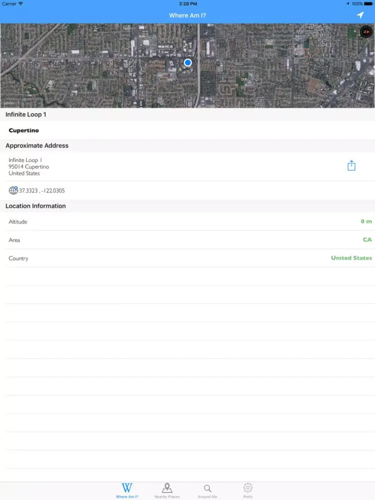 Geolocation - Where Am I? - Find out where you are iPad 應用截圖