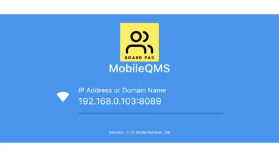 Ảnh chụp màn hình của MobileQMS Board Pad