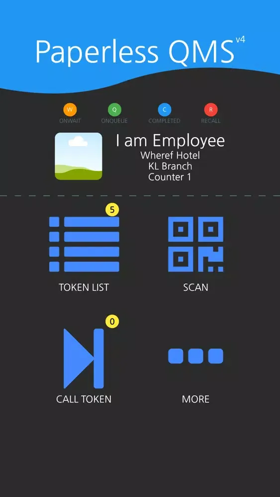Capturas de pantalla de Paperless QMS CallPad
