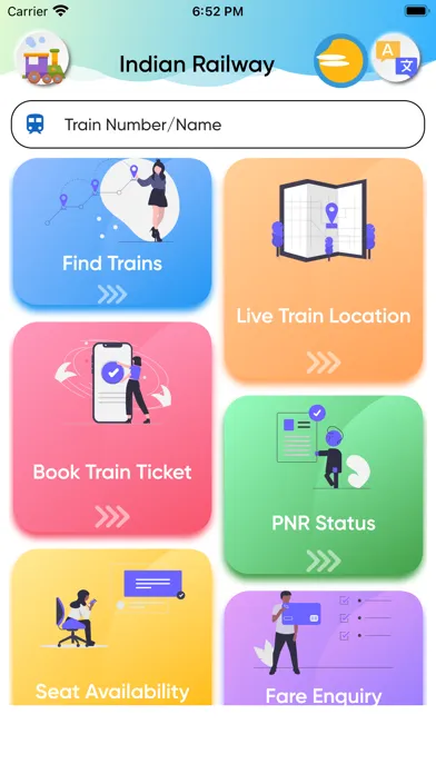 Capturas de tela do Live Train Location : My Train