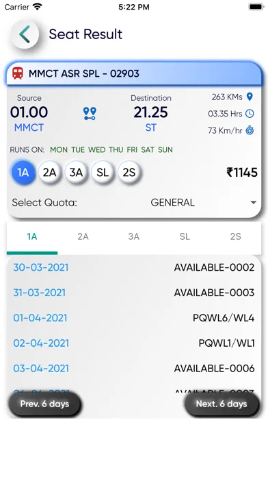 Capturas de tela do Live Train Location : My Train