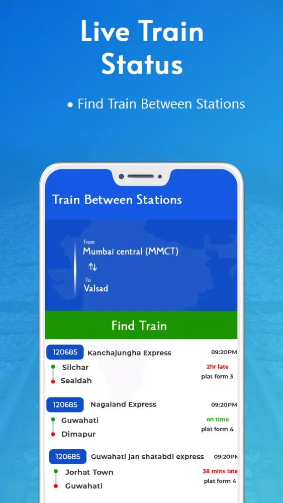 Where is My Train? Railway App スクリーンショット