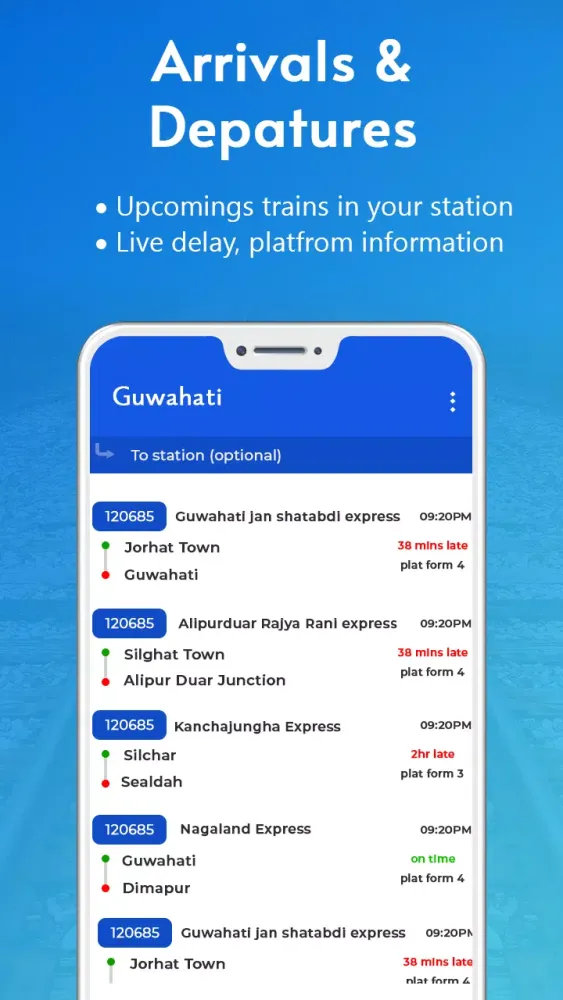 Where is My Train? Railway App スクリーンショット