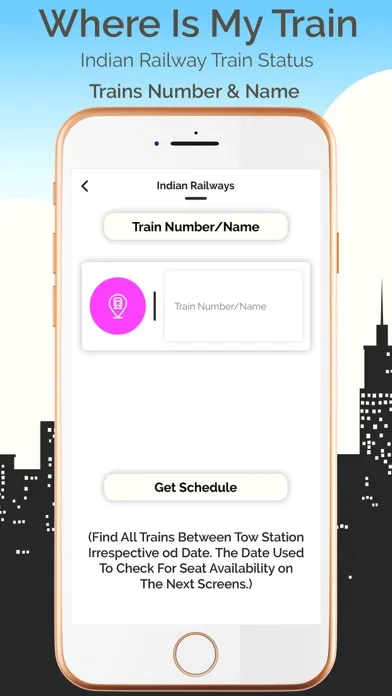 Indian train status Screenshots